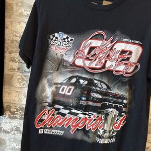 Black Racing Graphic T-Shirt